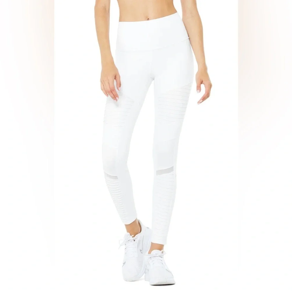ALO Yoga Women’s Motion Mesh Panel Leggings Size S
